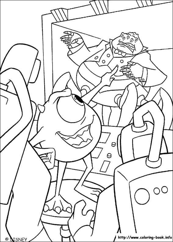 Monsters, inc. coloring picture